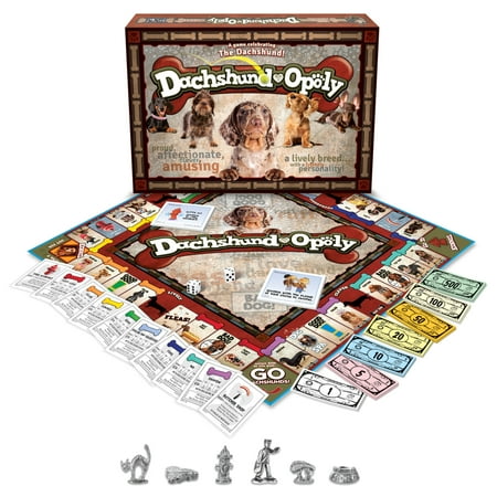 UPC: 0730799052019 | Late for the Sky Dachshund-Opoly Board Game