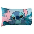 thumbnail image 5 of Lilo & Stitch Tropical Flowers Kids Queen Bed in a Bag Bedding Set w/ Reversible Comforter, 5 of 6