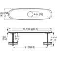 thumbnail image 2 of Pfister P961250S Deckplate, Stainless Steel, 2 of 2
