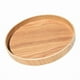 thumbnail image 5 of Bandeja grande redonda de madera natural para servir ensaladas y frutas., 5 of 9