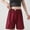 #518-Red, variant on Womens Bow-Knot Culottes, Lightweight Plaid Wide-Leg Pajama Shorts, Comfortable Soft Sleepwear for Home and Casual Wear