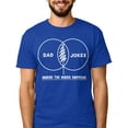thumbnail image 4 of Instant Message - Dad Joke Venn Diagram - Father's Day Gift - Men's Short Sleeve Graphic T-Shirt, 4 of 6