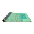 thumbnail image 2 of Ahgly Company Indoor Rectangle Abstract Turquoise Blue Modern Area Rugs, 3' x 5', 2 of 4