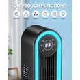 thumbnail image 3 of Ktaxon 42" Bladeless Tower Fan, Portable Floor Fan with Remote Control, LED Display, Adjustable 150° Oscillating, 3 Speeds, 4 Modes & 9H Timer, Ultra-Quiet Cooling Fan for Home Office Bedroom, 3 of 9