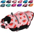 thumbnail image 1 of Doglay Chaleco Salvavidas Para Perros Chaleco Salvavidas Para Perros Para Nadar Navegación Chaleco Salvavidas Ajustable Para Cachorros Con Rayas Reflectantes Chaleco De Natación Para Mascotas De Flota, 1 of 1