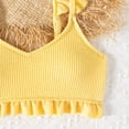 thumbnail image 7 of vigerkar Girls Swimsuit, 2 Piece Bikini Bathing Swimwear 6-14Y (Yellow, 11-12 Years), 7 of 7