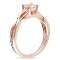thumbnail image 3 of Everly Women's Morganite Rose Gold Plated Ring, 3 of 6