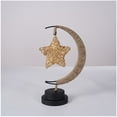 thumbnail image 2 of LED Rope Star Lamp, Hand Wound Copper Wire Iron Decorative Night Light, Warm Glow Bedside Lamp for Bedroom, Living Room, Christmas, Party, Wedding and Holiday Gift, 2 of 6