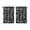Kitchen Food Colorful-51, variant on Vintage Kitchen Food Cooking Chef Tier Cafe Curtains for Bathroom Living RV Rod Pocket Window Drapes 36 Inch 2 Panels Set 28"x36" 2 Panels Window Treatment Tiers