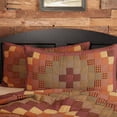 thumbnail image 3 of VHC Brands Heritage Farms Window Curtain, King Sham, Red, 21x37, 3 of 3