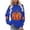 Blue, variant on Xijirk Women Sequin Pumpkin Maple Leaf Graphic Crewneck Sweatshirt Long Sleeve Loose Pullover Casual Top for Halloween Fall Daily Wear,S