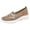Khaki, variant on Women's Slip on Loafers Breathable Knitted Mesh Lightweight Sneakers Comfortable Casual Orthopedic Walking Shoes with Arch Support Khaki Size 9