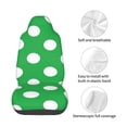 thumbnail image 4 of Wukai Green And White Polka Dot Full Set Car Seat Covers with Soft Padding Universal Auto Front Seats Protector and Cushion Mat, 4 of 5