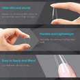 thumbnail image 4 of ensemble Transparent De Faux Ongles (pointe Longue) - Un Ensemble De 120 Ensemble Complet De Pointes D'ongles Transparentes - Gommage Transparent, 4 of 5