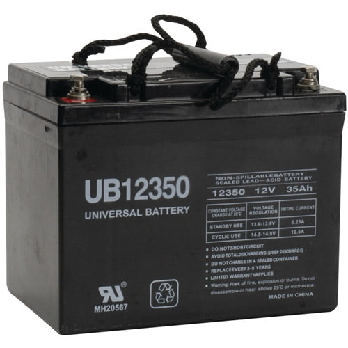 UPG 45976 UB12350 (Group U1), Sealed Lead Acid Battery - Walmart.com