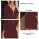 thumbnail image 4 of Vestido informal con capucha, sudadera con capucha de manga larga, vestido con capucha para mujer, vestido con cuello en V con capucha, durabilidad probada en el tiempo, 4 of 5