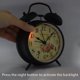 thumbnail image 4 of Twin Bell Loud Alarm Clock, 4 inches Silent Desk Clock with Backlight for Heavy Sleepers Adults, Battery Operated for Table, Bedroom, Bedside, Room De, 4 of 4