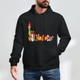 thumbnail image 5 of Men Women Fleece Lined Christmas Tree Snowman Reindeer Sweatshirt Crewneck Long Sleeve Pullover Top Casual Fall Clothes  Workout Shirt, 5 of 8