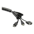 thumbnail image 4 of StarTech.com 2.5m (8.2ft) Cable Management Sleeve - Spiral - 1" (25mm) Diameter - W/ Cable Loading Tool - Black (CMSCOILED2) - Cable sleeving kit - black - 8 ft, 4 of 7