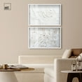 thumbnail image 3 of Golden Tranquility Abstract Duo Set Shadowbox Minimalist Wall Art by Art Remedy, White Frame, 30 x 20, 3 of 6