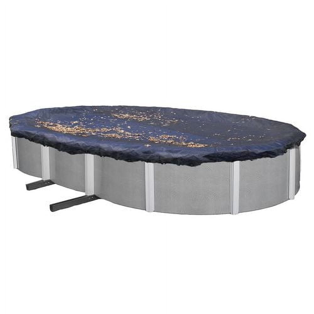 Blue Wave Couverture de piscine filet para-feuilles hors-terre - ovale