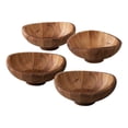 thumbnail image 4 of Nambe  Butterfly Individual Acacia Wood Salad Bowls, Set of 4, 4 of 4