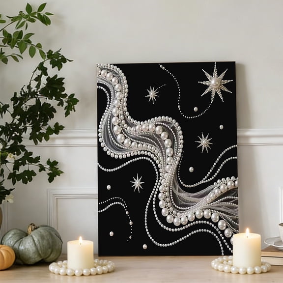 WEGFTDUOP DIY Pearl Painting Handmade Wind Diamond Decorative Painting