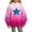 Hot Pink, variant on BRGZLK Kids Fleece Hoodie Sweatshirt Fall Winter Trendy Gradient Stars Pattern Top Loose Long Sleeved Warm Pullover with Kangaroo Pocket Blue 4-5 Years