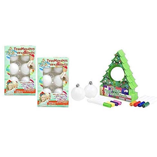 Treemendous Ornament Decorator + 2 Refill Packs (15 Ornaments