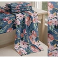 thumbnail image 6 of Soimoi Blue Cotton Voile Fabric Leaves & Magnolia Floral Print Fabric by the Yard 42 Inch Wide, 6 of 7