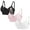 Black+Dousha+White, variant on Aivtalk 3pcs Set Everyday Bra for Women Wireless Shaping Bra Supportive No Underwire Bras Ladies Tshirt Push Up Bralettes Plunge Seamless Bra Multicolors L