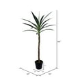 thumbnail image 3 of Vickerman FE192641 Yucca en Pot Vert de 44 Po avec Pot de Plantation en Plastique, 3 of 3