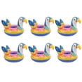 thumbnail image 3 of Tbest 10x Shaped Inflatable Drink Holders Cup Float Holders Decor Pool Tub Toy, 3 of 8
