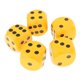 thumbnail image 2 of Dados De Madera De 5 6 dos - Tamaño Grande De 30 Perfecto Para De Rol Juegos De Rol Amarillo Baoblaze Dados de madera, 2 of 8