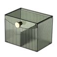 thumbnail image 2 of YAOMOBB Boîte de Rangement avec Couvercle Transparent Boîte de Rangement à Rabat Luxe Léger 2 Compartiments Accessoires Démaquillants, 2 of 7