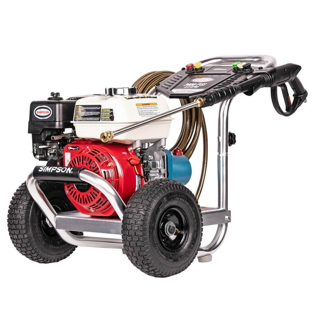 Aluminum ALH3228(-S) 49-State 3400 PSI at 2.5 GPM HONDA® GX200 with CAT Triplex Plunger Pump Cold Water Professional Gas Pressure Washer