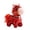 Red, variant on Horse Doll Sparkling Plush Toy For Children's Gift And Holiday Decoration, 1Pc 17Cm Sequin Stuffed Animal With Detachable Hair Decoration