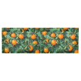thumbnail image 6 of Yayeee Kitchen Valance Rod Pocket 54" x 18" Living Room Window Curtain, Orange Tree Pattern, 6 of 6