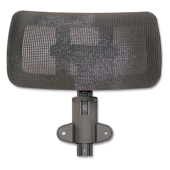 Mesh Office Chair Headrest - Black Replacement Headrest - Adjustable Head Support for Hi-Back Mesh Chairs - Ergonomic Neck Support - 1 Count