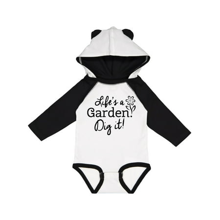 

Inktastic Life s a Garden Dig It! Gift Baby Boy or Baby Girl Long Sleeve Bodysuit