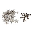 thumbnail image 2 of amagogo 6x20pcs 19mm Antique Star Shaped Rivets Stud Snap Buttons, 2 of 9