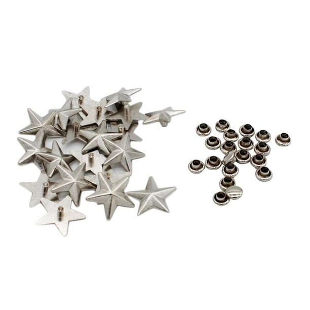 Remaches Botones A Presión 19mm Plata Antigua 20 Piezas Sunnimix