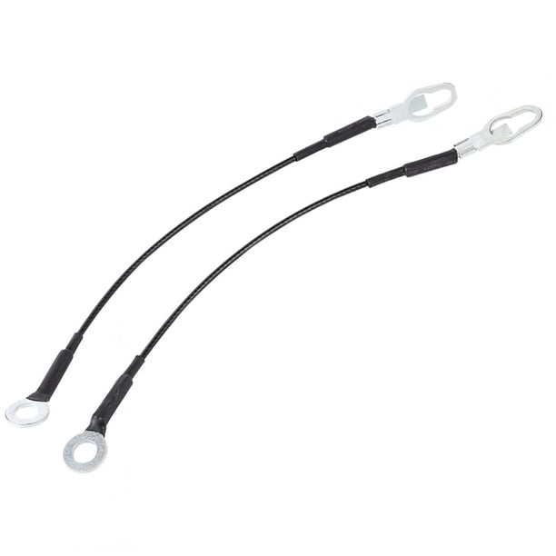 Ensamblaje del cable del portón trasero, 2 uds. Correas de arranque del portón trasero inferior trasero Cable Soportes del cable del portón trasero Piezas de repuesto Cable de soporte del cable del po
