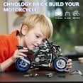 thumbnail image 6 of Leimao 1:8 Technic Yamaha Motorcycle Advanced Building Set for Adults, Collectibles Gift for 8+ Boys Kids or Fans of Vehicles (820Pcs), 6 of 7