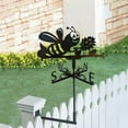 thumbnail image 3 of koolsoo Stainless Weather Vane Farm Scene Outdoor Measuring Tool Crafts Bee, 3 of 9