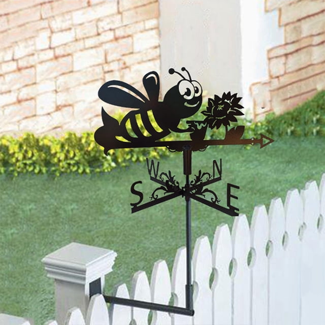 Veleta de jardín ornamental DYNWAVEMX Acero inoxidable