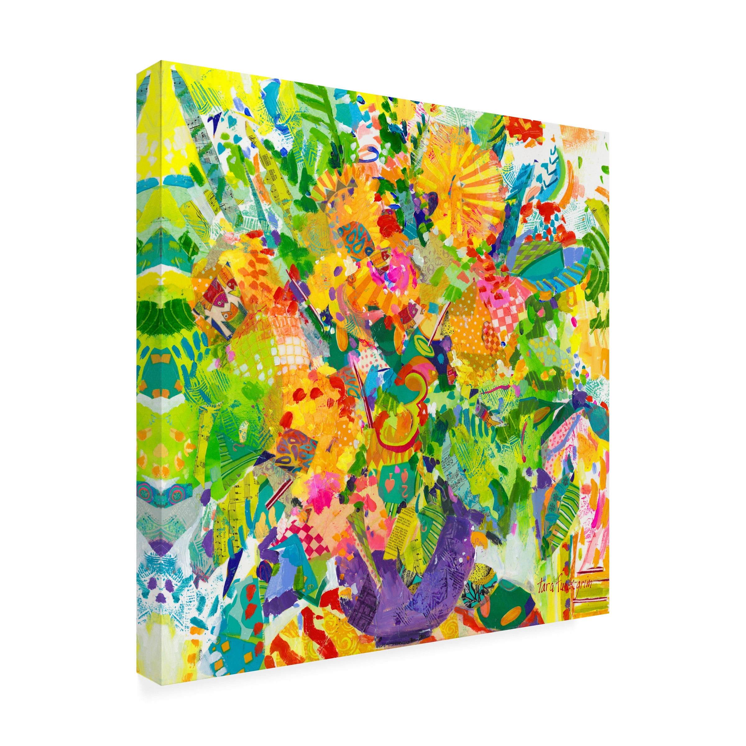 Tara Funk Grim 'Tutti Frutti I' Canvas Art