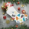 thumbnail image 6 of SKYSONIC Christmas Stocking Personalized Cat Large Candy Stocking Hanging Gift Xmas Stockings Decoration 2 PCS for Family Holiday Party Ornaments Decor Fireplace, 6 of 7