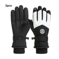 thumbnail image 3 of VONKY Winter Gloves For Men Sensitive Touchscreen Functionality For No-slip black/white-Women, 3 of 6