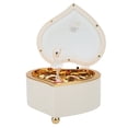 thumbnail image 2 of Lishi Exquisite Heart Shaped Mini Music Box - White Dancing Girl, Alice Song - Perfect Gift, 2 of 20